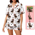 Personalized Face Pajamas Set, Custom Photo Sleepwear, Pet Lover Gift