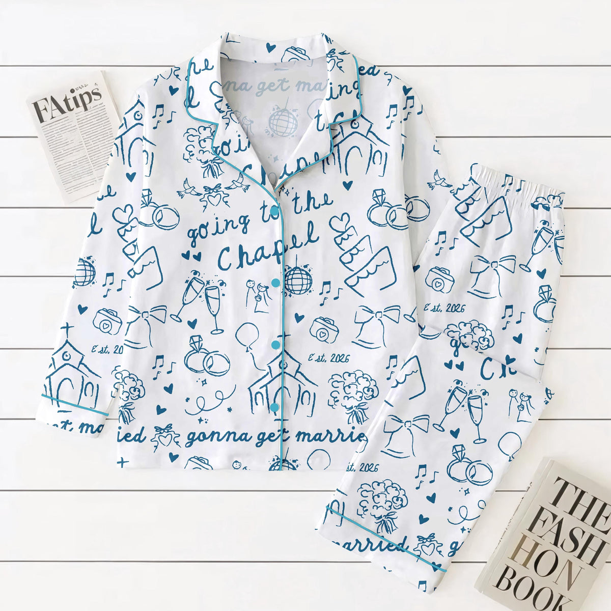 Bride To Be Pajamas Set, Bridal Party Sleepwear