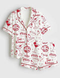 Novelty Pajama Set Martini Disco Sleepwear Bachelorette Party Gift