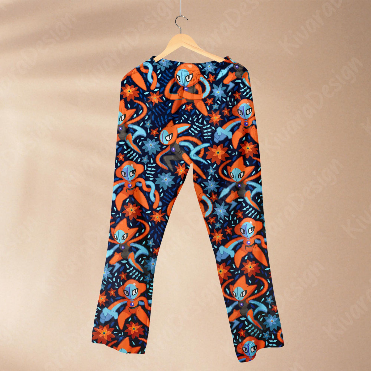 Deoxys Form Pajama Set, Legendary Soft Polyester Anime Sleepwear Robot Manga Gamer Cozy Set