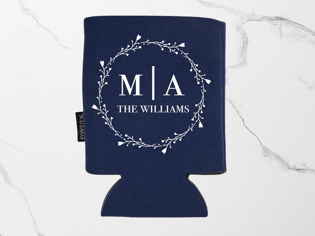Personalized Wedding Can Coolers | Custom Can Coolers, Wedding Favors