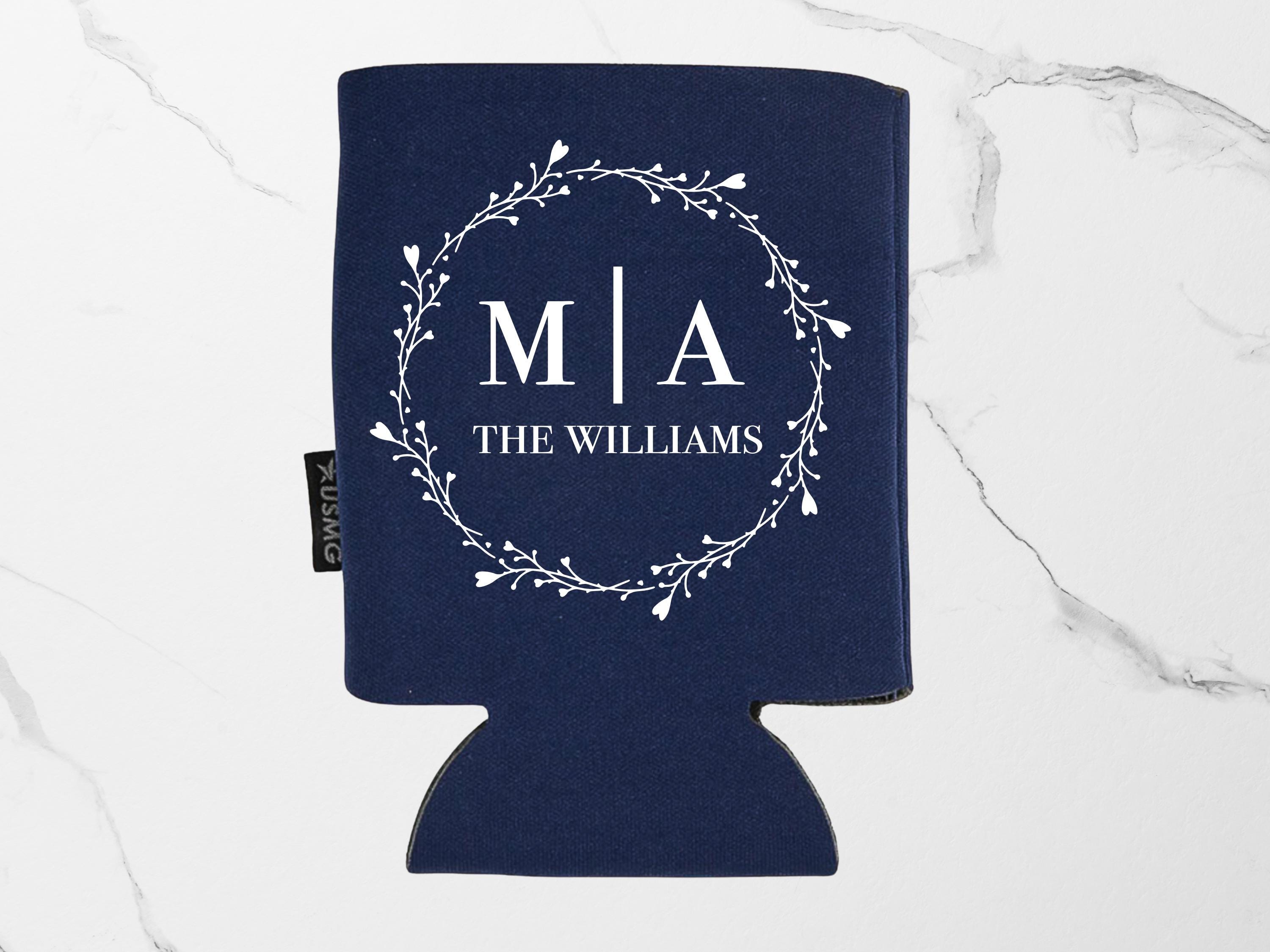 Personalized Wedding Can Coolers | Custom Can Coolers, Wedding Favors