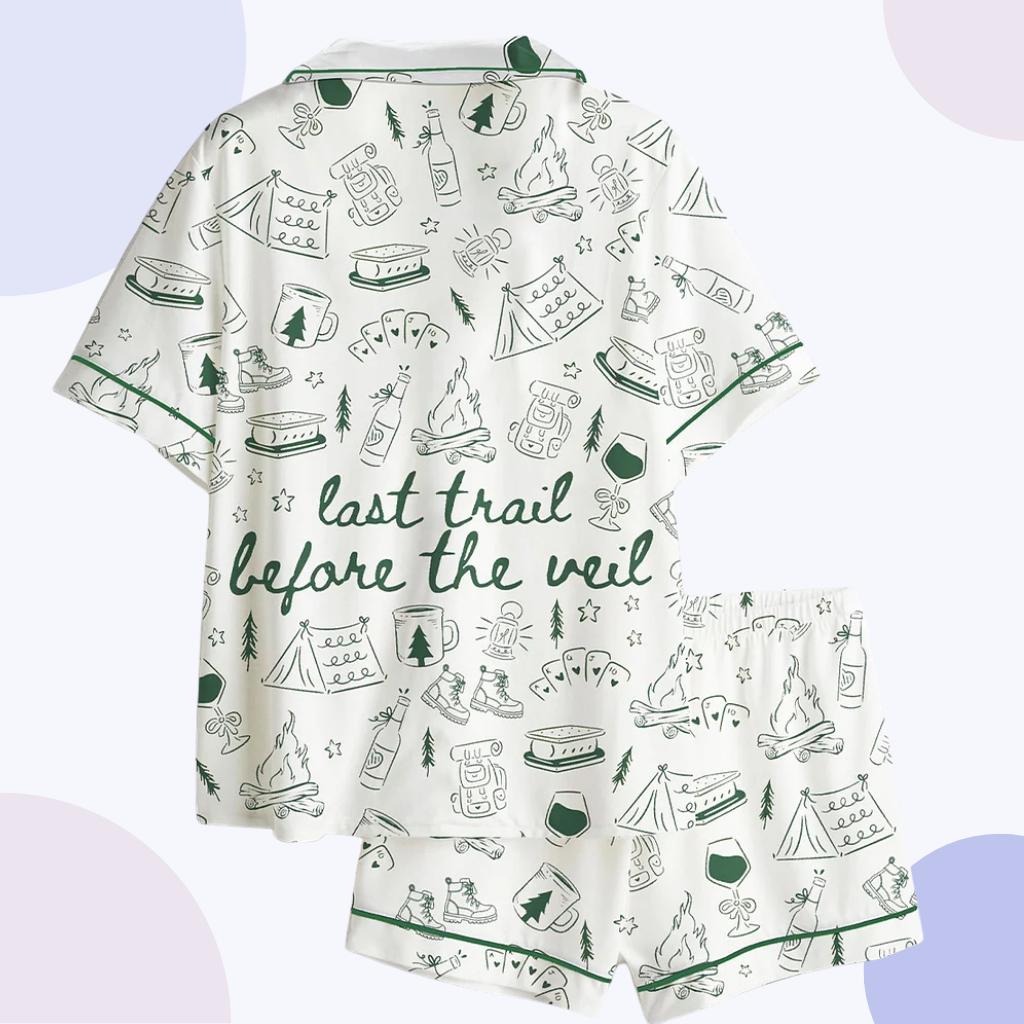 Bridal Party Pajama Set – Nature Lover Wedding Sleepwear for Bride & Bridesmaids