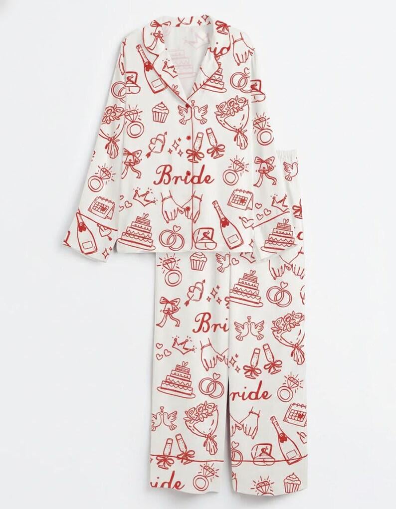 Bride To Be Pajama Set, Bachelorette Party PJs