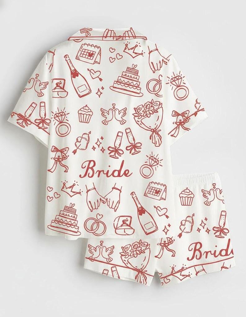 Bride To Be Pajama Set, Bachelorette Party PJs