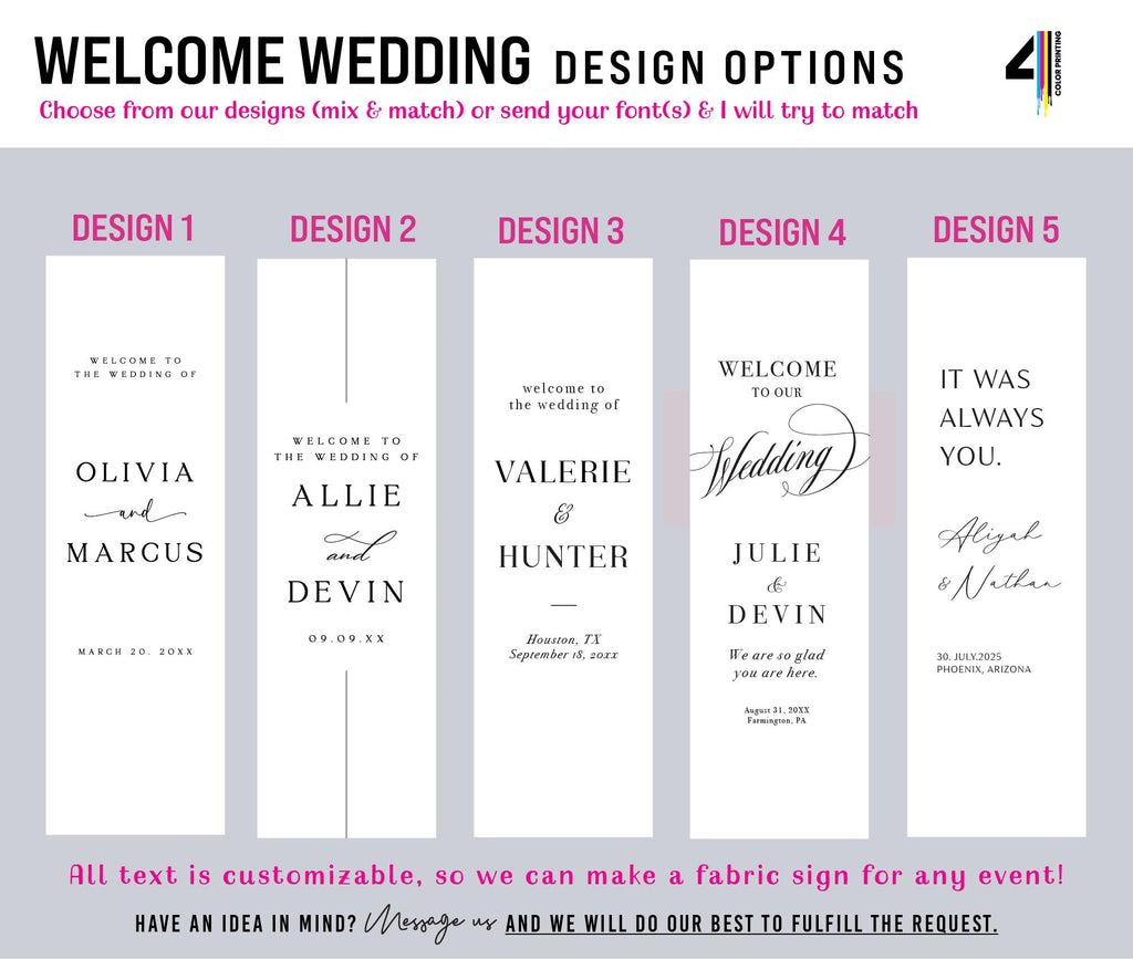 Fabric Welcome Sign, Fabric Wedding Sign, Wedding Fabric Welcome Sign, Fabric Sign with Stand Option, Fabric Wedding Welcome Sign