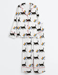 Rainbow Cat Pajama Set – Pride Print Sleepwear