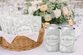 Sage Green Wedding Favor Custom 1 Can Cooler Sleeves Personalized Cozie for Bridal Party Gift for Wedding Guests Slim Cans for Bachelorette