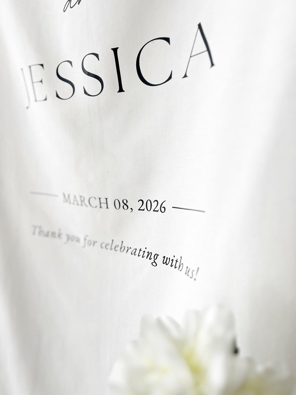 Custom Welcome Sign, Fabric Wedding Sign, Custom Linen Wedding Sign, Linen Wedding Banner, Wedding Decoration, Engagement Party Sign