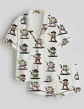 Western Frog Pajamas Women, Funny Cowgirl Sleepwear, Country Lounge PJs Gift