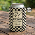 Personalized Wedding Can Coolers, Custom Monogrammed Can Coolers, Custom Can Coolers, Custom Wedding Favors, Party Favors (CZ502)