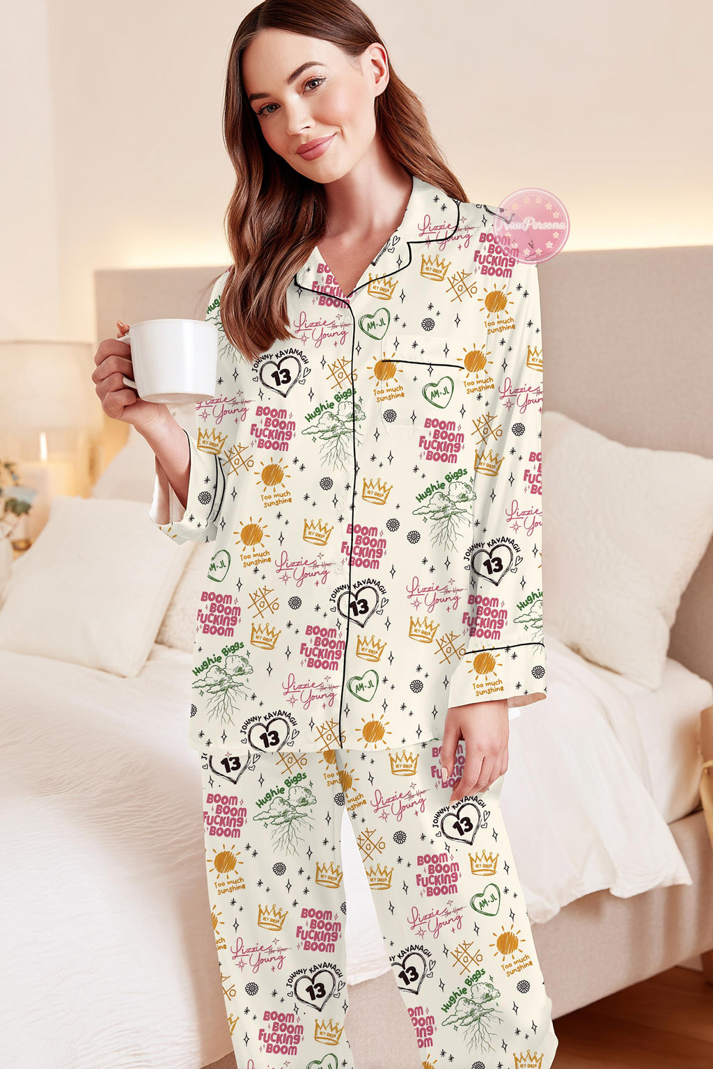 Boys Of Tommen Pajamas Set - Tommen College Pajama Set, Kavanagh 13 Tumbler, Gift For Book Lover, Bookish Gift, Gift For Her