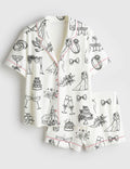 Bridal Pajamas for Women, Bride Getting Ready Sleepwear, Chapel Morning Outfit