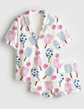 Pickleball Pajama Set Women, Imitation Silk Sleepwear, Sport Lover Lounge Set