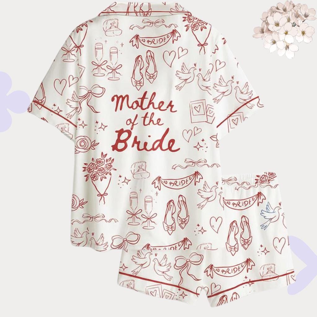 Mother of the Bride Pajamas – Bridal Party Sleepwear, Getting Ready Outfit