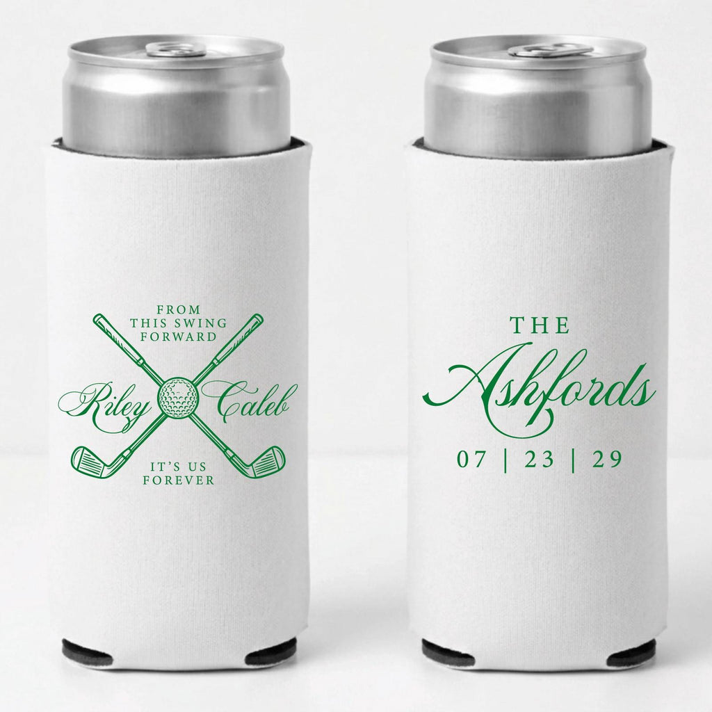 It's Us Forever Slim Can Coolers, From This Swing Forward Favors