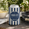 Personalized Wedding Can Coolers, Custom Monogrammed Can Coolers, Custom Can Coolers, Custom Wedding Favors, Party Favors (CZ508)