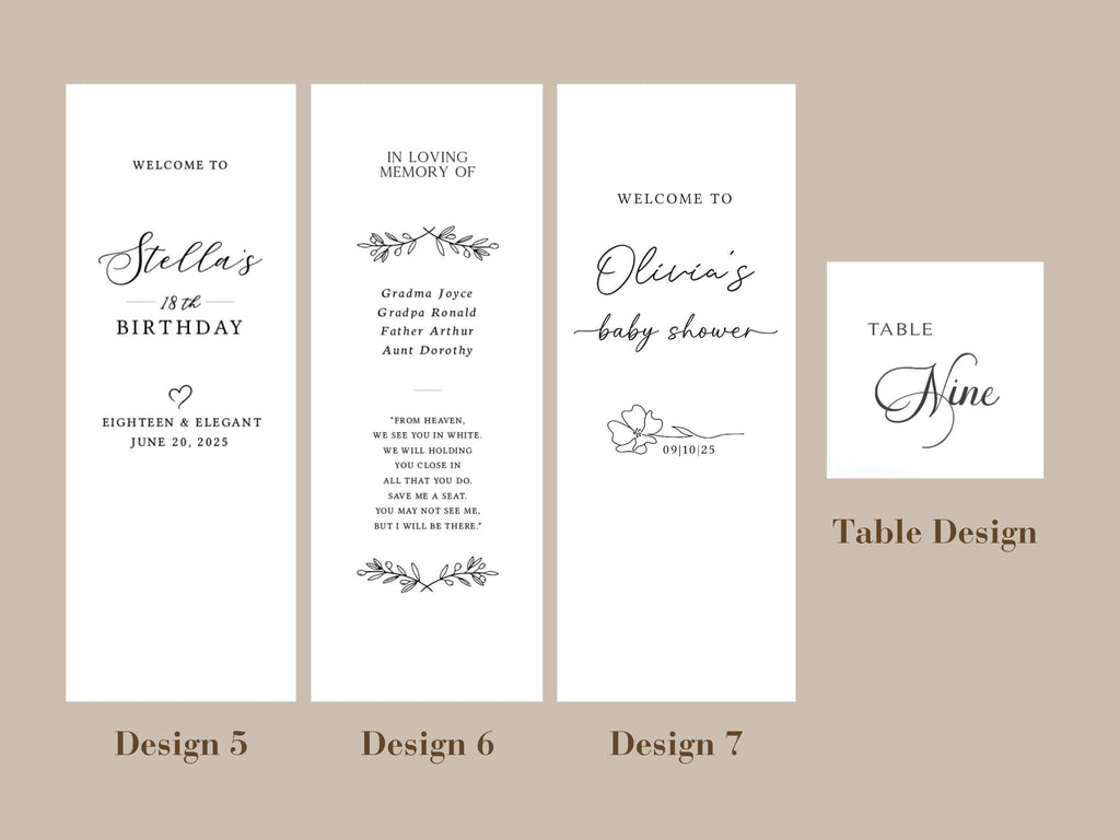 Personalized Linen Wedding Welcome Sign: Bridal Shower, Baby Shower, Engagement Party, Anniversary Banner
