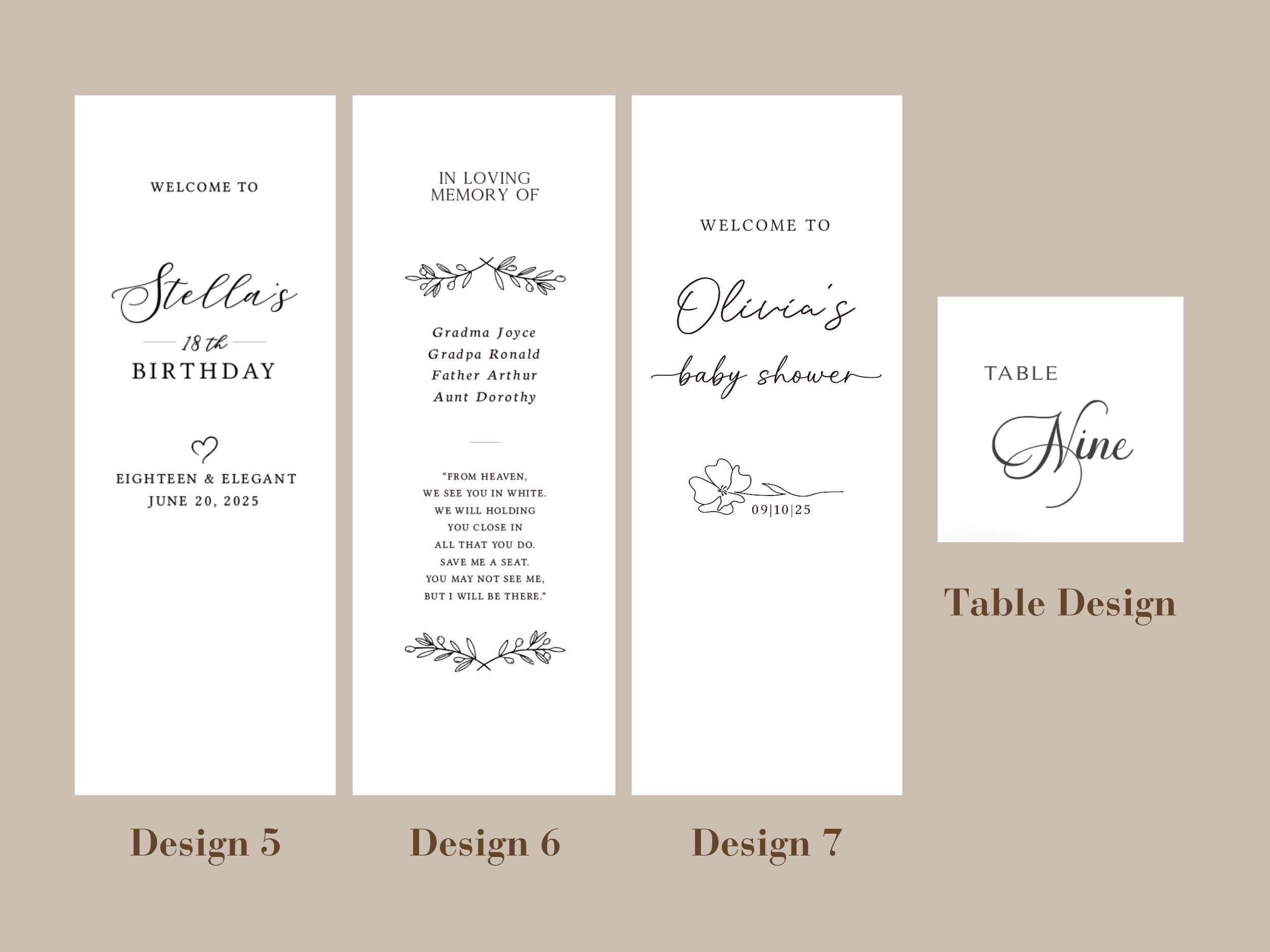 Personalized Linen Wedding Welcome Sign: Bridal Shower, Baby Shower, Engagement Party, Anniversary Banner