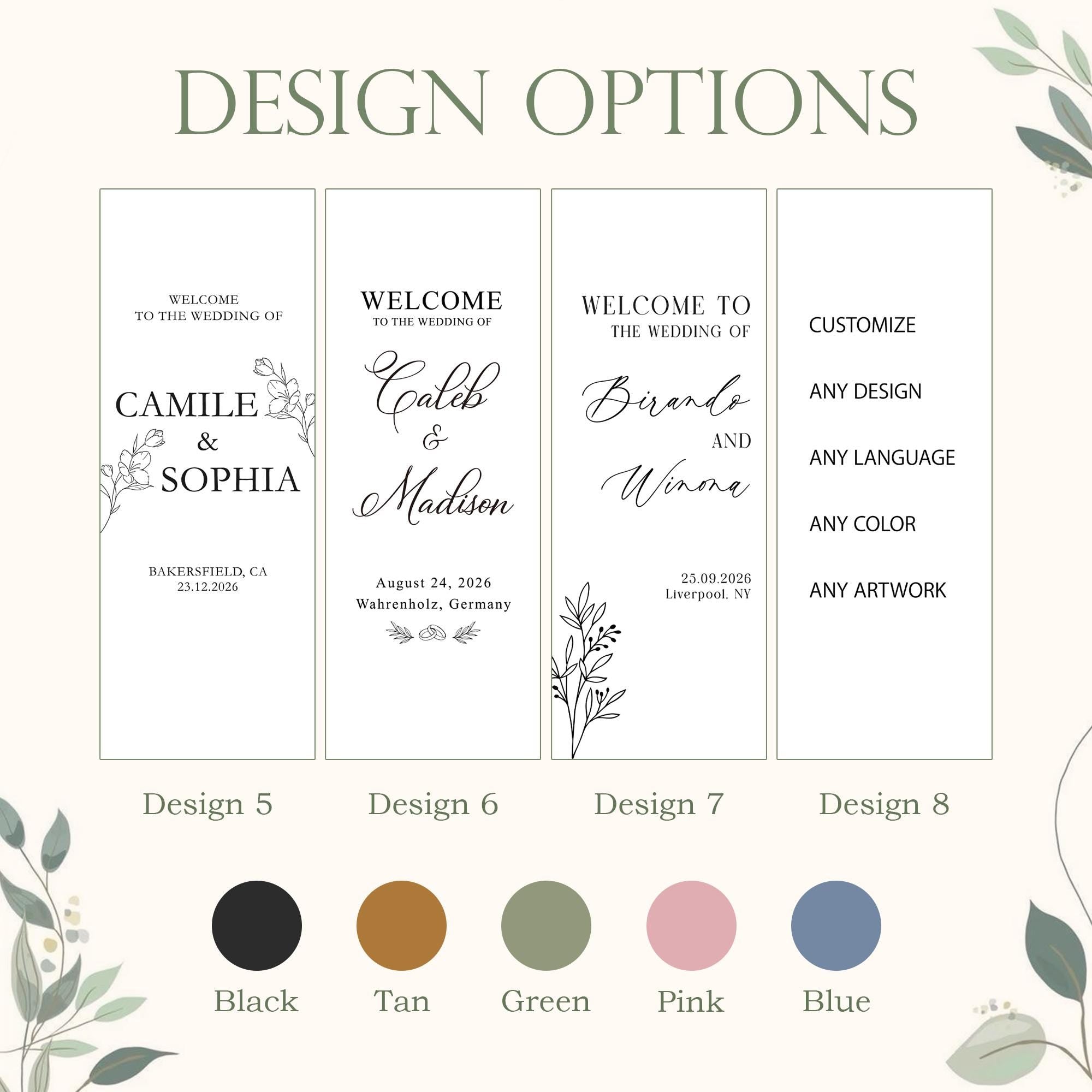 Personalized Linen Wedding Welcome Sign, Custom Fabric Decor, Boho Ceremony Sign