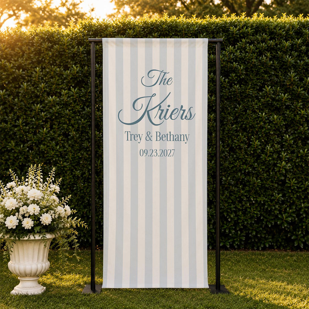 Fabric Wedding Welcome Sign, Personalized Linen Welcome Sign, Modern Wedding Welcome Sign, Wedding Banner, Custom Fabric Banner