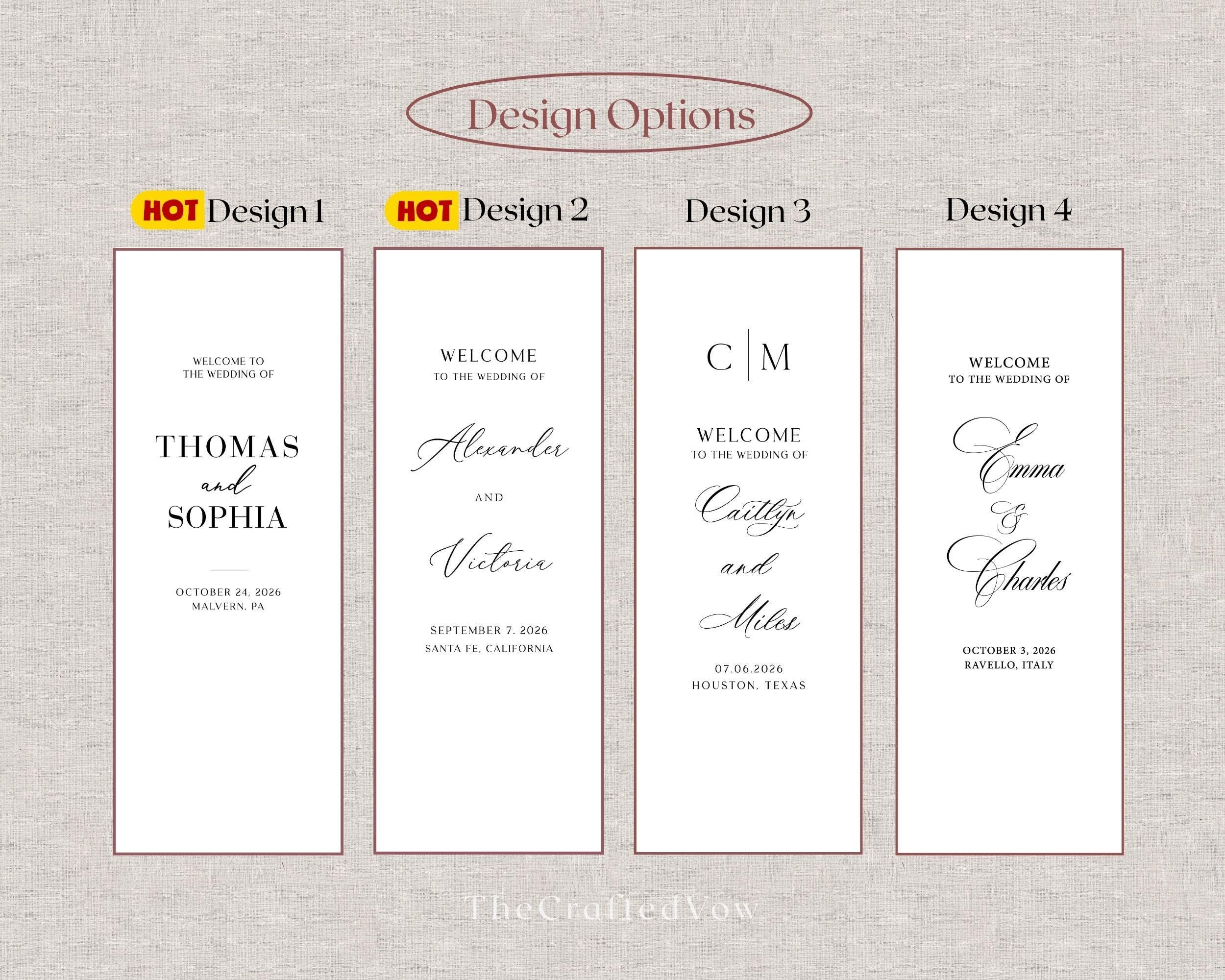 Personalized Linen Wedding Welcome Sign, Custom Fabric Banner, Modern Engagement Party Decor