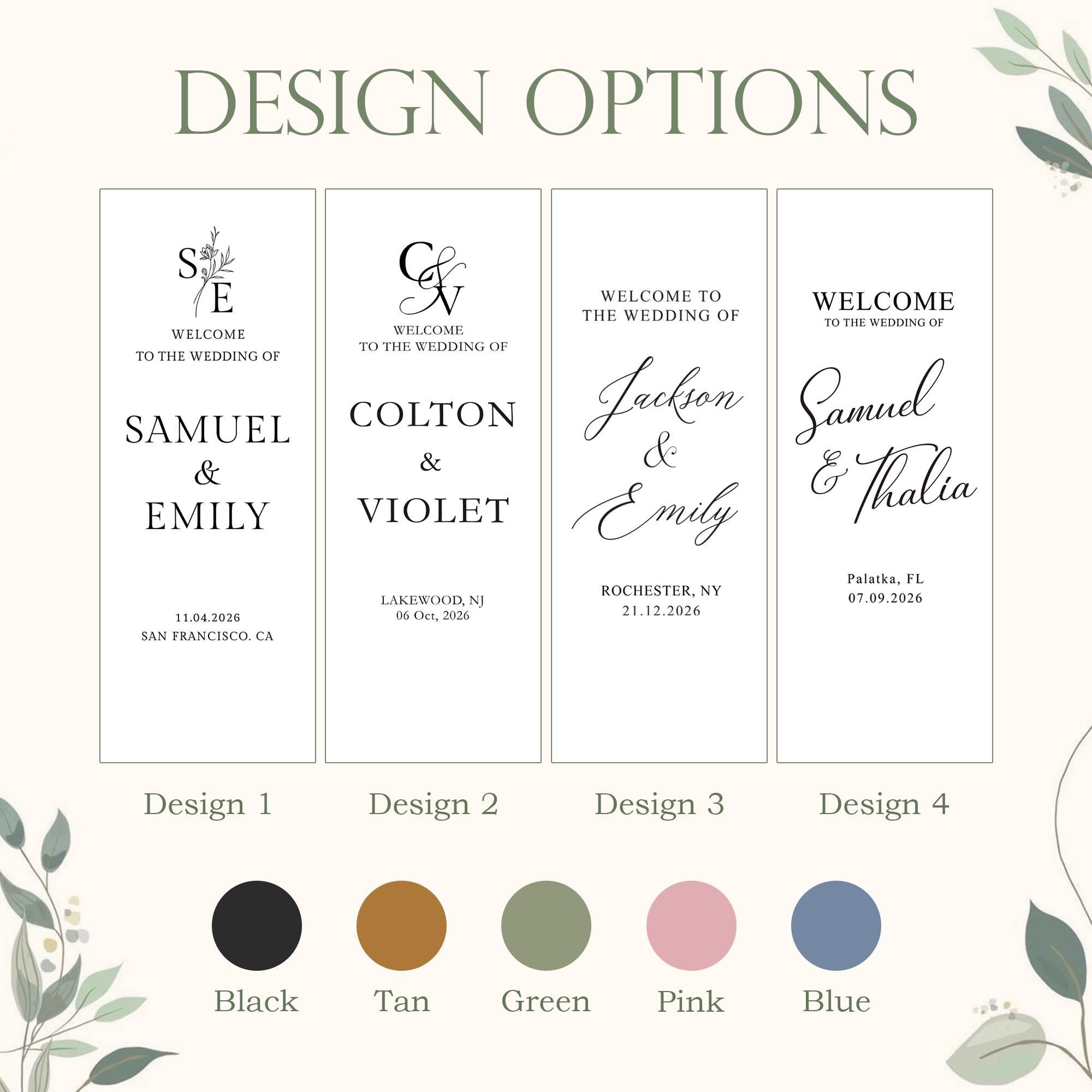 Personalized Linen Wedding Welcome Sign, Custom Fabric Decor, Boho Ceremony Sign