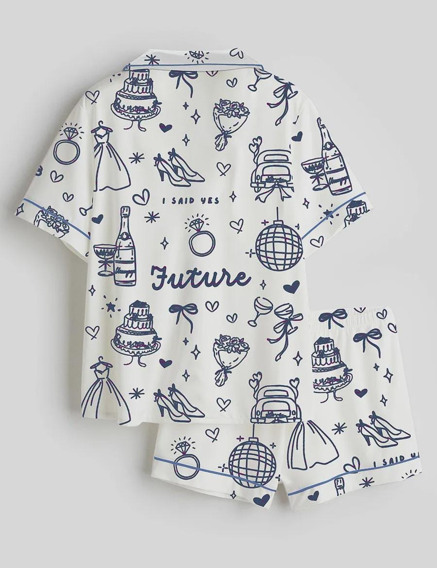 Bridal Pajama Set – Future Mrs Loungewear – Bachelorette Party Gift - Wedding Pajamas – Getting Ready Outfit