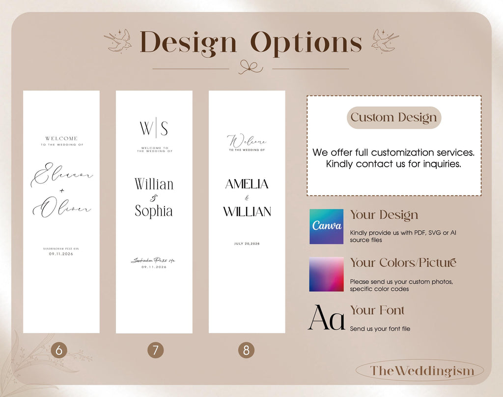 Personalized Linen Wedding Welcome Sign, Custom Fabric Banner, Modern Engagement Party Decor