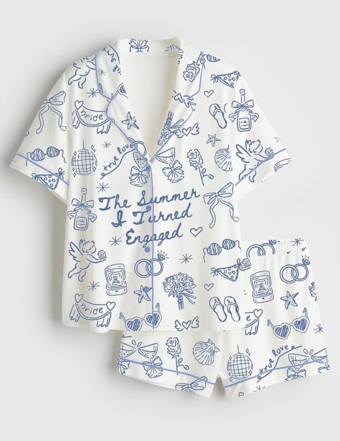 Bride to Be Pajama Set - Getting Ready Outfit, Bachelorette Trip, Engagement Gift for Her