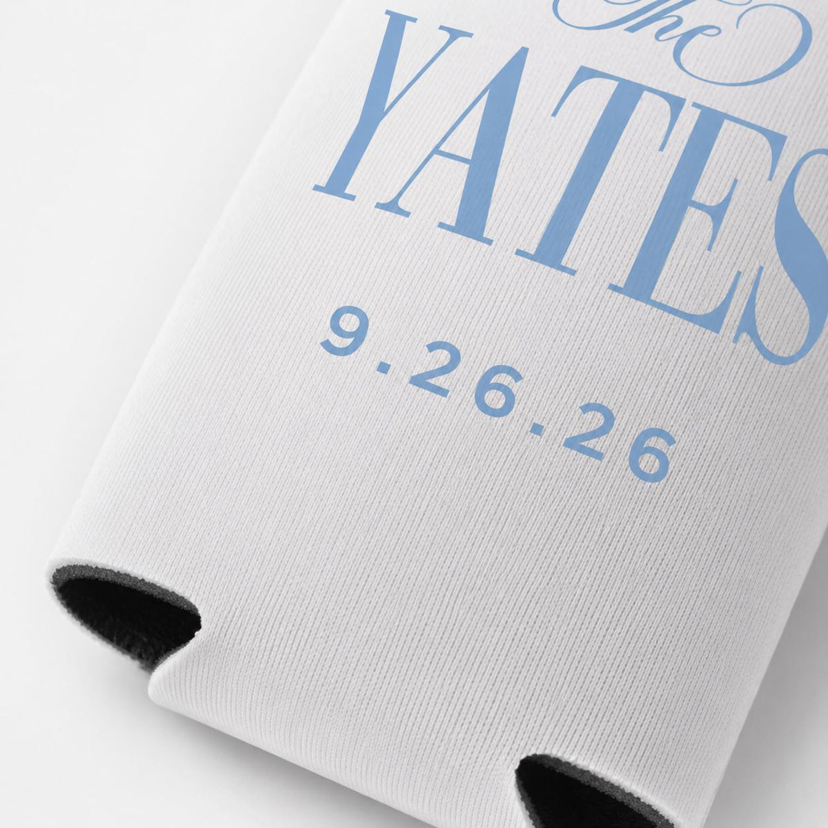 Custom Wedding Can Coolers, Personalized Bridal Shower Favors, Slim Beer Huggers