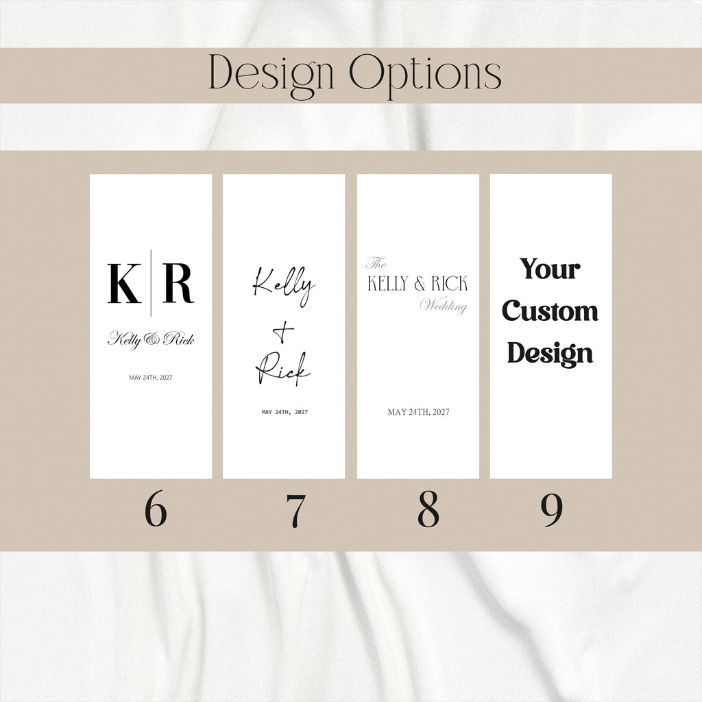 Personalized Fabric Wedding Welcome Sign, Custom Names Date Banner, Elegant Ceremony Decor