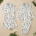 Disney Safari Pajamas, Mickey Mouse Animal Kingdom Pjs, Vacation Sleepwear, Matching Family Loungewear, Gift For Mom, Her