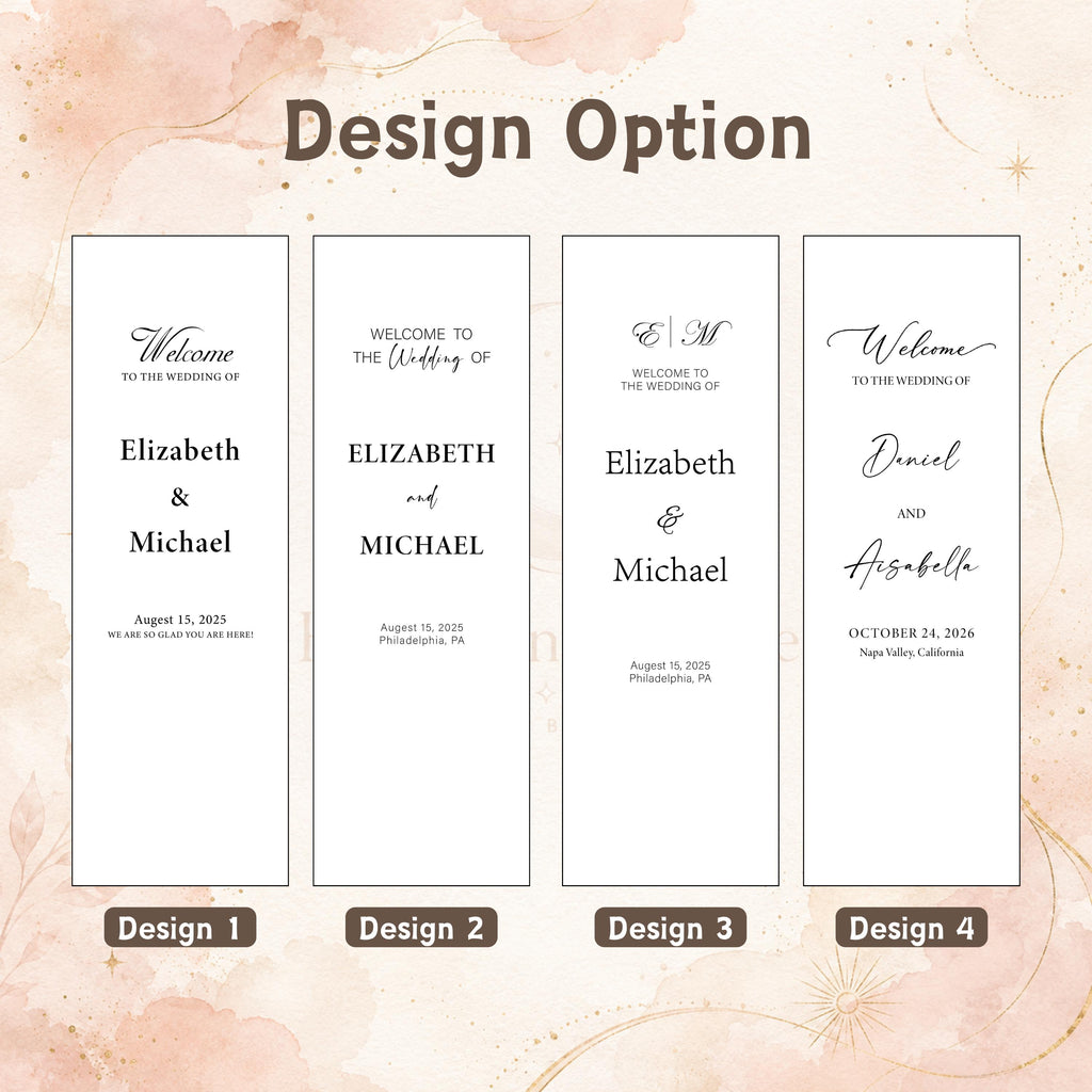Custom Fabric Wedding Welcome Sign, Personalized Linen Wedding Banner, Elegant Ceremony Decor, Outdoor Reception, Engagement Party Backdrop