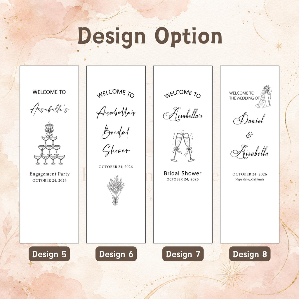 Custom Fabric Wedding Welcome Sign, Personalized Linen Wedding Banner, Elegant Ceremony Decor, Outdoor Reception, Engagement Party Backdrop