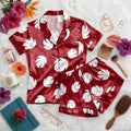 Disney Lilo Stitch Pajama Set, Stitch Cartoon Sleepwear, Tropical Character Button Pajamas, Cute Vacation Loungewear Gift