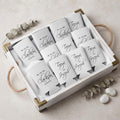Mr and Mrs Slim Can Coolers Personalized Wedding Favors for Hard Seltzers Wedding Reception Guest Gifts