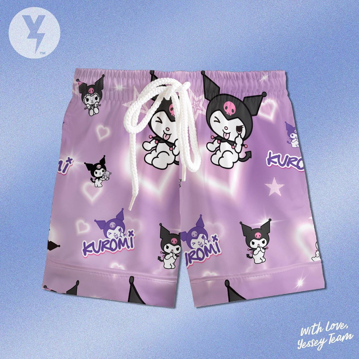 White Little Bunny Satin Pajamas Set, Black Hooded Bunny Sleepwear, Cute Birthday Gift, Halloween Christmas Gift Shirt