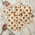 Pumpkin Faces And Mickey Mouse Make Bedtime Festive, Disney Halloween Pajamas, Character Nightwear, Autumn Sleep Outfit