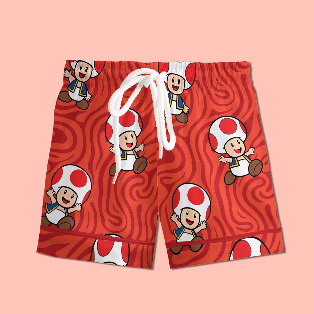 Toad Pajamas Satin, Super Mario World Pajamas, Super Nintendo World Vacation Pajamas For Kid, Birthday Gift, Kids Weekend Pajamas