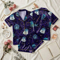 A Mysterious Night At Disney Haunted Mansion, Ghostly Pajamas, Gothic Manor Character Nightwear, Spooky Holiday Bedtime Look