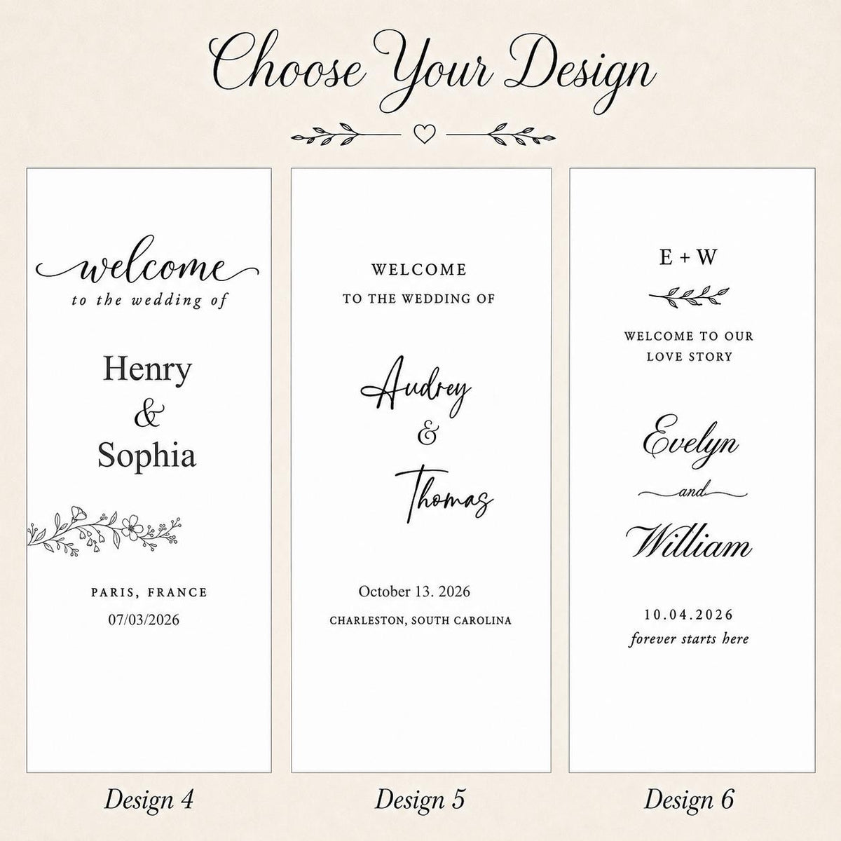 Custom Wedding Welcome Sign, Personalized Fabric Wedding Sign, Linen Wedding Banner, Wedding Ceremony Entrance Decor, Modern Wedding Decor