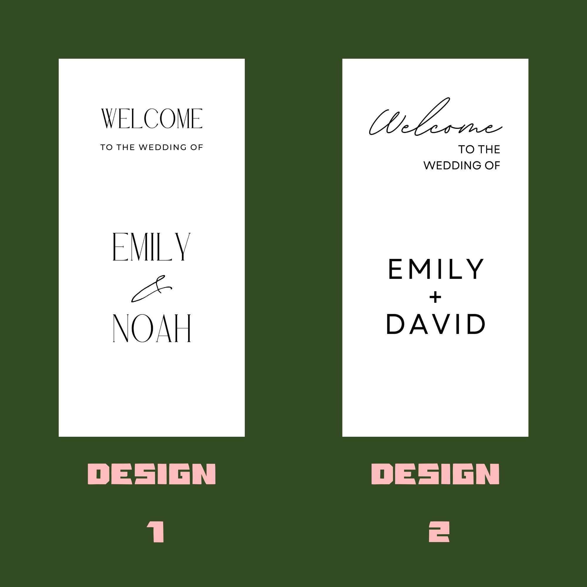 Personalized Linen Wedding Welcome Sign, Custom Fabric Wedding Banner, Modern Wedding Welcome Sign, Boho Ceremony Decor,Outdoor Wedding Sign