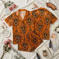 Step Into The Haunted Mansion With Disney Mickey Mouse, Ghostly Pajamas, Spooky Character Nightwear, Mysterious Halloween Sleep Outfit
