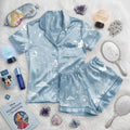 Disneyland Icons For Magical Vacation Dreams, Castle And Park Inspired Pajamas, Theme Park Nightwear, Whimsical Bedtime Outfit