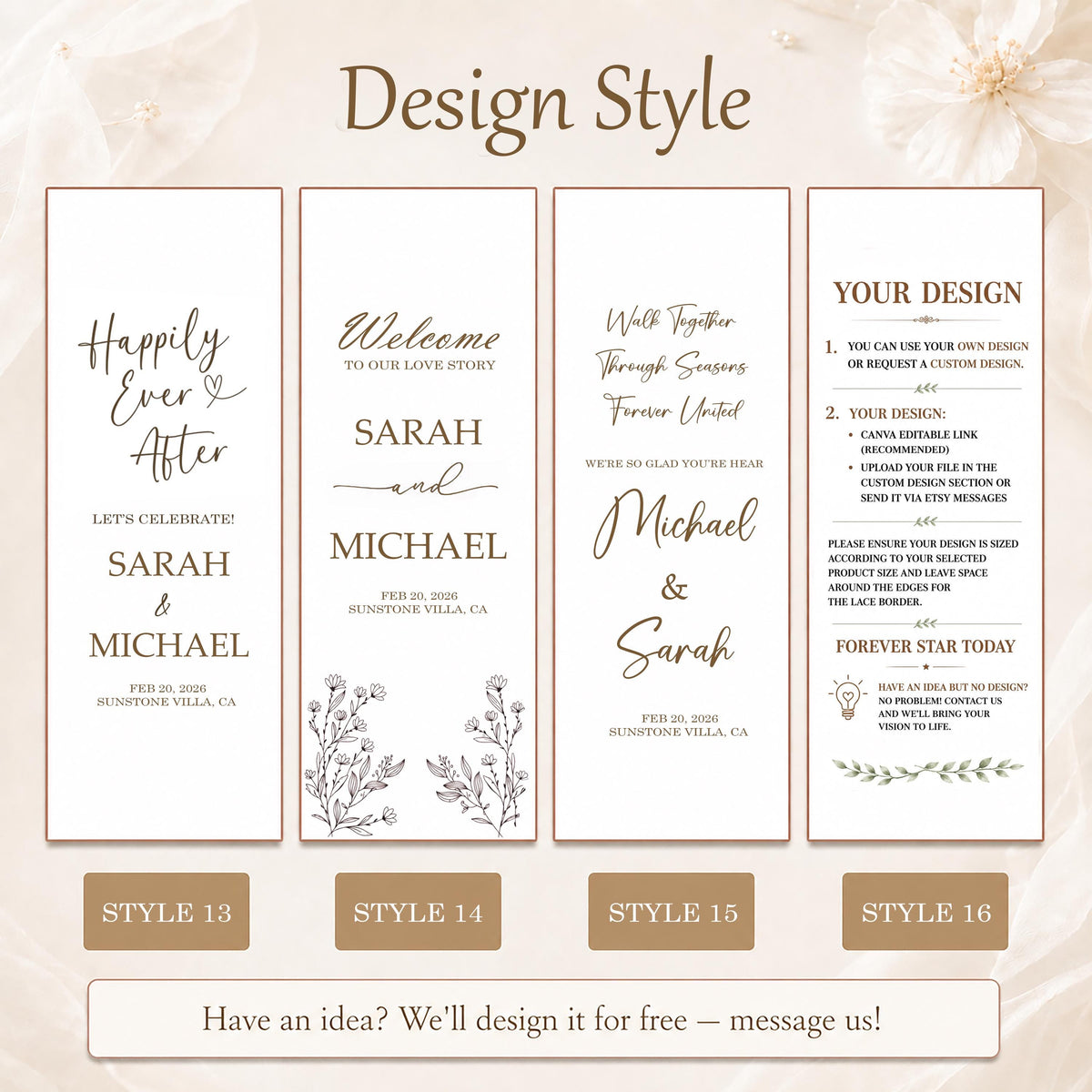 Linen Wedding Welcome Sign, Personalized Fabric Wedding Banner, Modern Ceremony Signage, Reception Decor, Engagement Party Sign