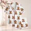 Highland Cow Christmas Pajama Set, Cozy Farm Animal Sleepwear, Holiday Cow Lover Gift