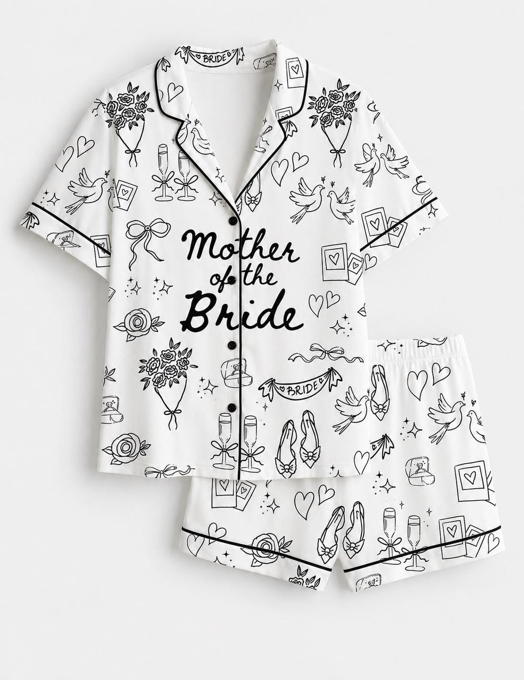 Mother of the Bride Pajamas – Bridal Party Sleepwear, Getting Ready Outfit