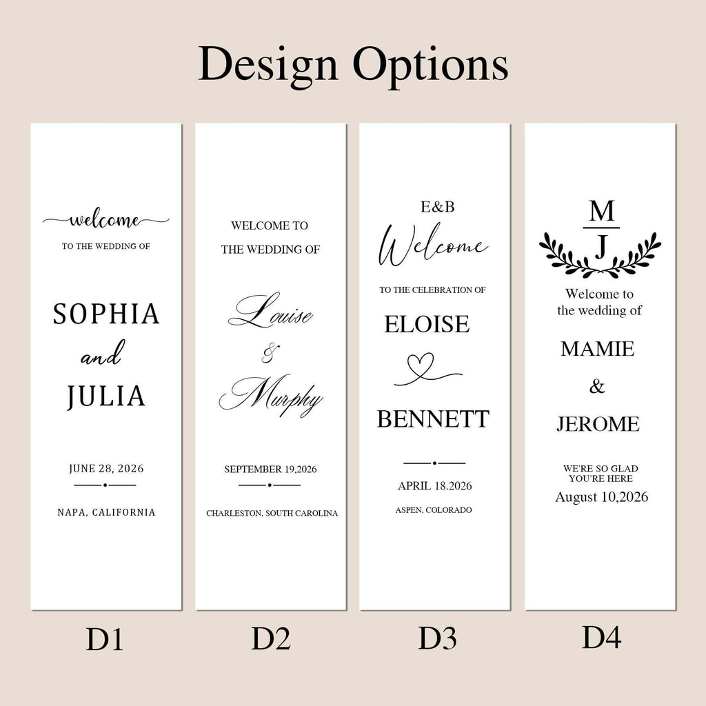 Personalized Linen Wedding Welcome Sign, Custom Fabric Banner, Bridal Showers & Special Events, Anniversary Banner, Boho Wedding Decor