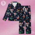 Super Mario Christmas Pajamas Satin, Nintendo Sleepwear, Family Matching Outfit, Kids Birthday Gift, Cute Loungewear Gift For Her